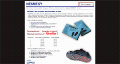 Desktop Screenshot of nesmeky.cz