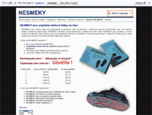 Tablet Screenshot of nesmeky.cz